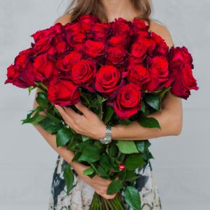 75 красных роз Эквадор