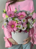 Цветы Композиция «Розовая симфония» 0