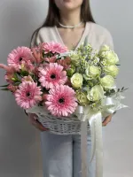 Цветы Корзина весенних цветов 2