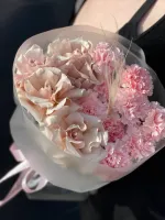Цветы Букет в розовых оттенках №2 1