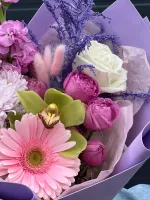 Цветы Букет «Сиреневый лоск» 4