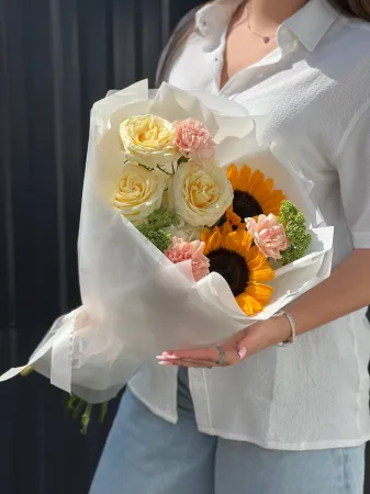 Букет «Палитра солнца»