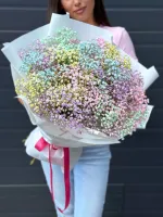 Цветы Букет Гипсофил 0