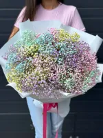 Цветы Букет Гипсофил 2