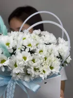 Цветы Сумочка хризантем 3