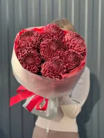 Цветы Букет «Красные Bigoudi» 0