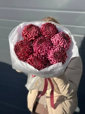 Букет «Фиолетовые Bigoudi»