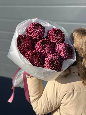 Букет «Фиолетовые Bigoudi»