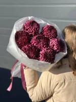 Цветы Букет «Фиолетовые Bigoudi» 1