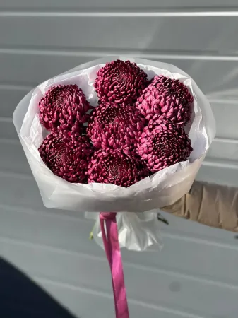 Букет «Фиолетовые Bigoudi»