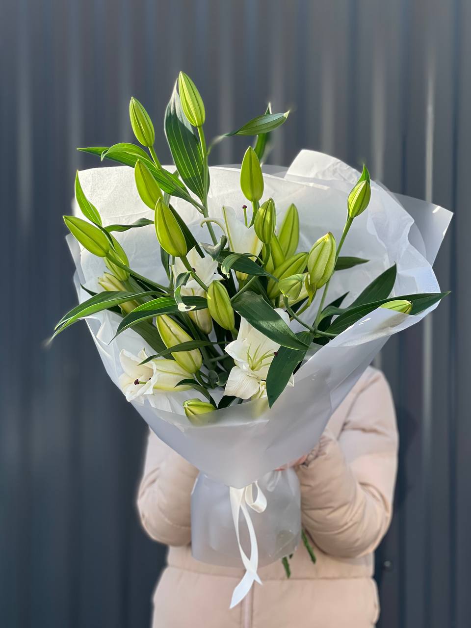 Букет «Белая королева»