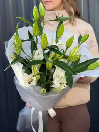 Букет «Белая королева»