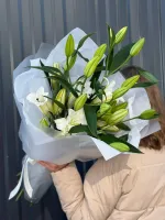 Цветы Букет «Белая королева» 2