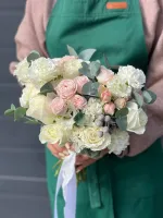 Цветы Аккуратный свадебный букет 1