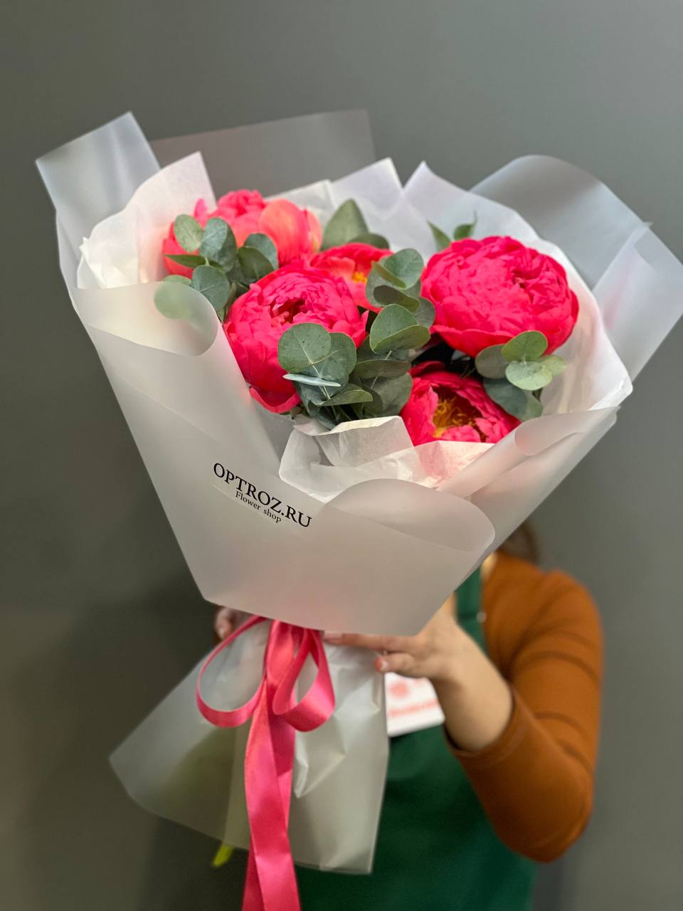 Букет «Романтика пионов»