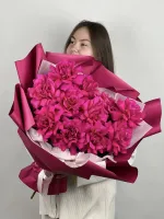 Цветы Монобукет ажурных роз 1