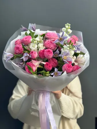 Букет «Малиновый сон»