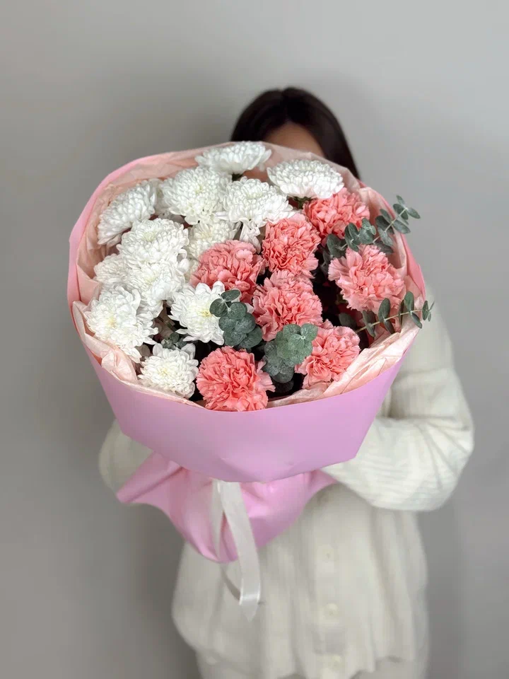 Букет «Розовый пломбир»