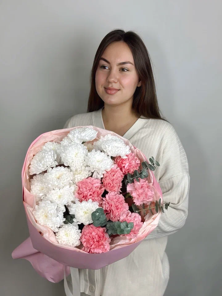 Букет «Розовый пломбир»