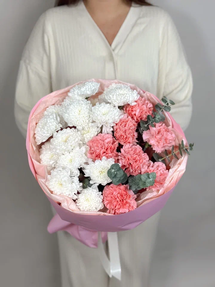 Букет «Розовый пломбир»