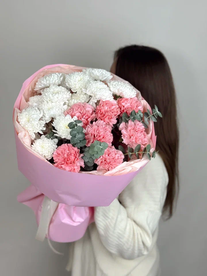 Букет «Розовый пломбир»