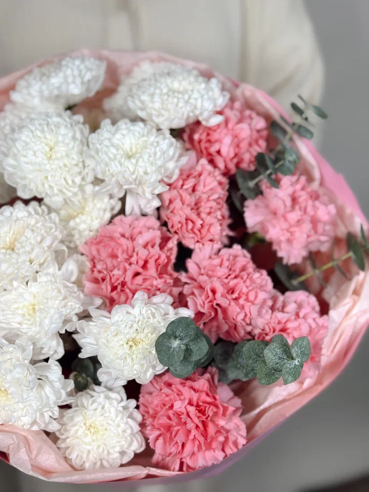 Букет «Розовый пломбир»