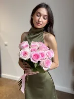 Цветы Букет пионовидных роз Мандала 0