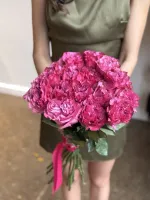 Цветы Букет пионовидных роз Кантри Блюз 2