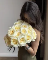 Цветы Букет пионовидных роз Канделайт 1