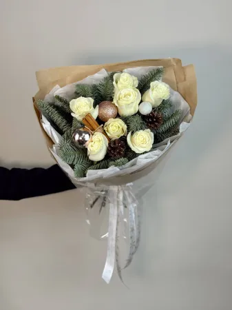 Зимний букет с корицей