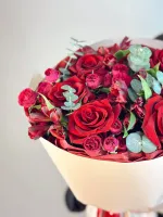 Цветы Алый букет 4