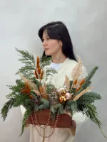 Цветы Новогодняя композиция №1 0