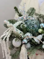 Цветы Новогодняя композиция №2 3