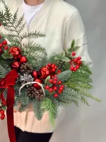 Цветы Новогодняя композиция №5 2
