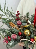 Цветы Новогодняя композиция №7 2