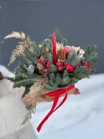 Цветы Новогодняя композиция №12 2