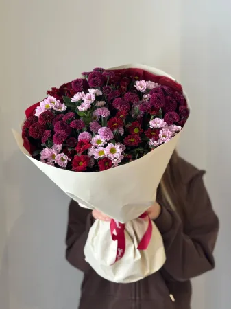 Букет из хризантем Сантини №2