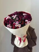 Цветы Букет из хризантем Сантини №2 0