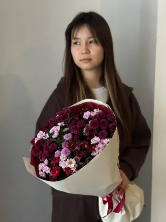 Букет из хризантем Сантини №2