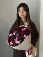 Цветы Букет из хризантем Сантини №2 1