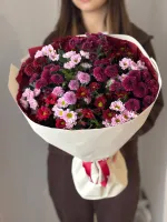 Цветы Букет из хризантем Сантини №2 2