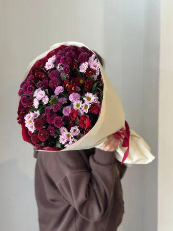 Букет из хризантем Сантини №2