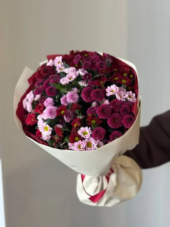 Букет из хризантем Сантини №2