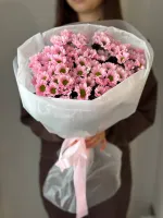 Цветы Букет из хризантем Сантини №4 1