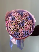 Цветы Букет из хризантем Сантини №5 4