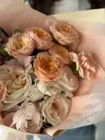 Цветы Букет «Закат с ранункулюсами» 4