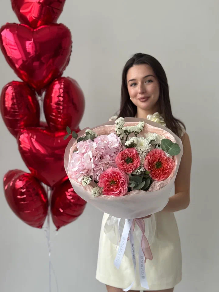 Букет «Нежный романс»