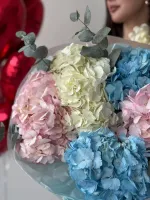 Цветы Монобукет из 5 гортензий 2