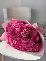 Цветы Букет пионовидных роз Кантри Блюз 3