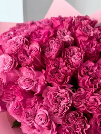 Букет пионовидных роз Кантри Блюз